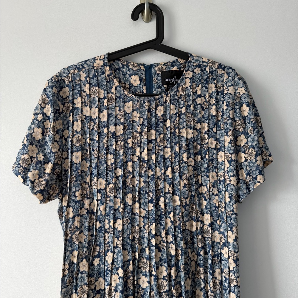 Vintage Floral Sundress Rayon